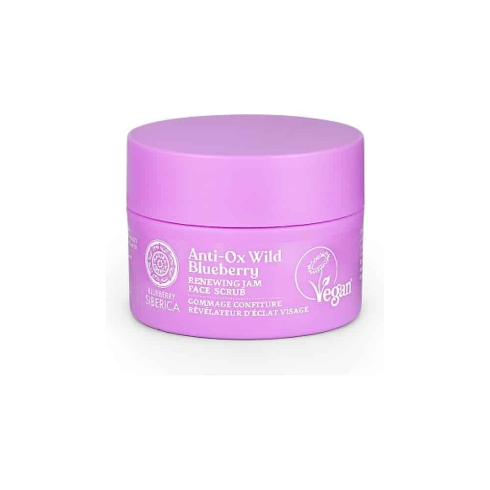 NATURA SIBERICA Anti-OX Wild Blueberry. Renewing jam face scrub, 50 ml