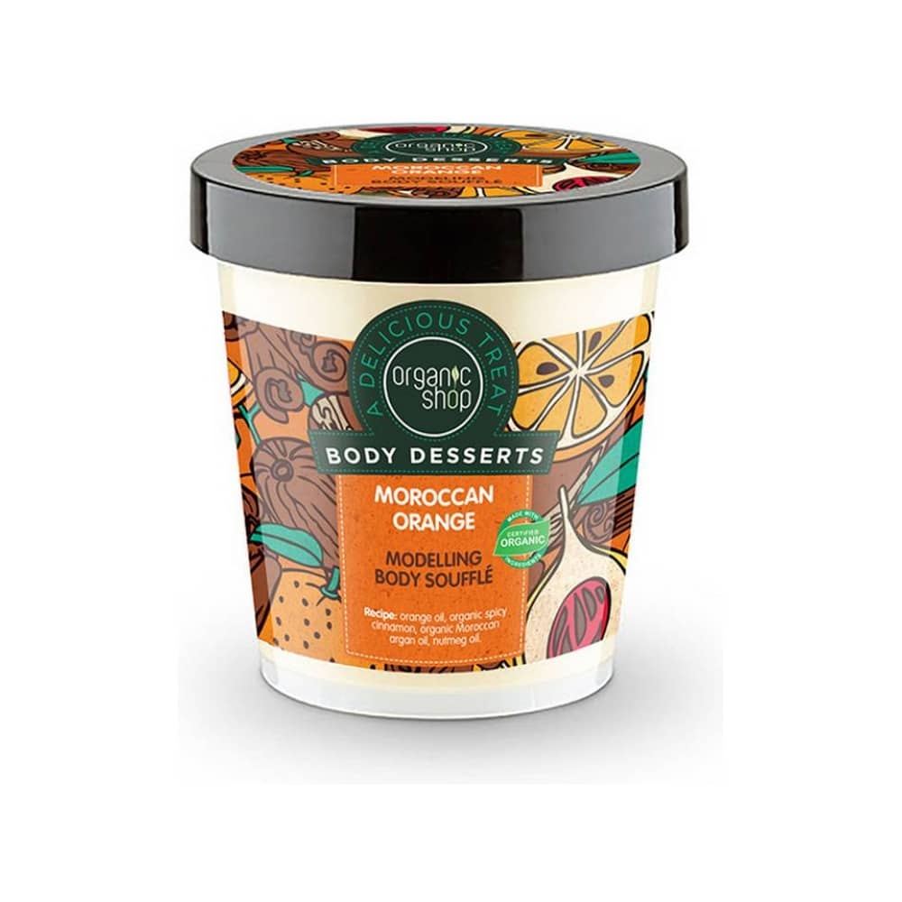 NATURA SIBERICA BODY DESSERTS  MOROCCAN ORANGE MODELLING  BODY SOUFFLE, 450ml