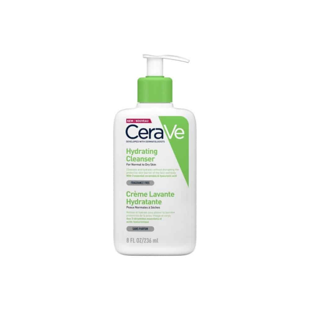 CeraVe Hydrating Cleanser Ενυδατική Μη Αφρίζουσα Κρέμα Καθαρισμού για Πρόσωπο και Σώμα με Υαλουρονικό Οξύ, Ceramides και Γλυκερίνη 236ml