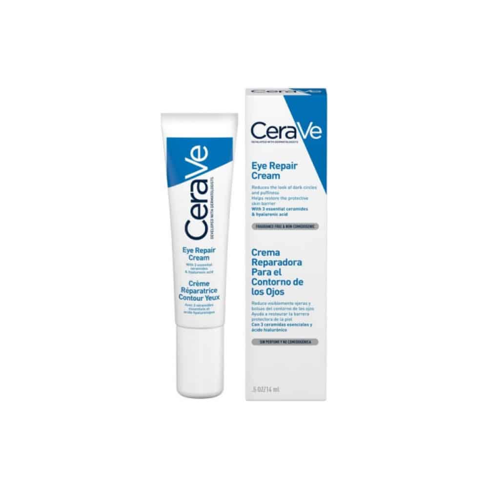 CeraVe Eye Repair Cream Κρέμα Ματιών για Μαύρους Κύκλους & Σακούλες με Υαλουρονικό Οξύ, Ceramides και Νιασιναμίδη 14ml