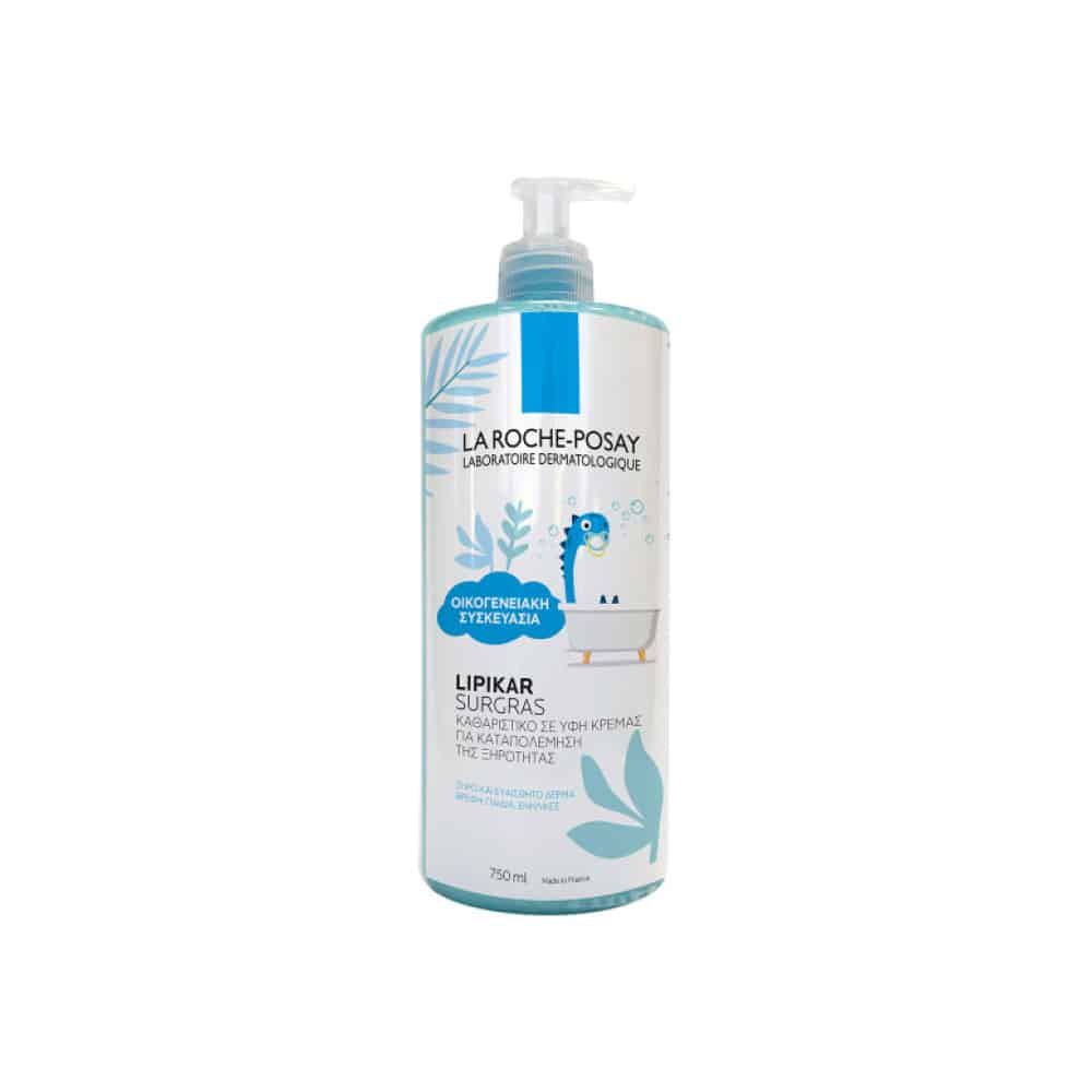 LA ROCHE-POSAY Lipikar Surgras Family Size Καθαρισμός Σώματος για το Ξηρό Δέρμα 750ml