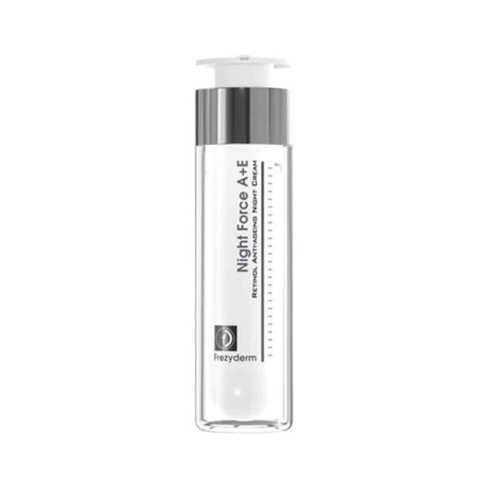 FREZYDERM Night Force A + E Cream Αντιγηραντική Κρέμα Νύχτας για Πρόσωπο & Λαιμό, 50ml
