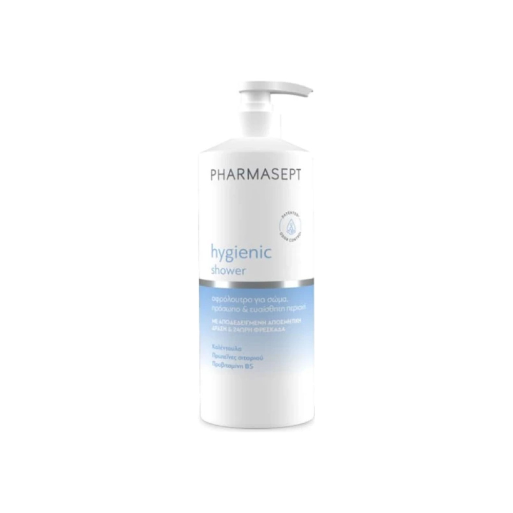 PHARMASEPT Tol Velvet Hygienic Shower, Ενυδατικό Αφρόλουτρο, Σώμα & Ευαίσθητη Περιοχή 500ml