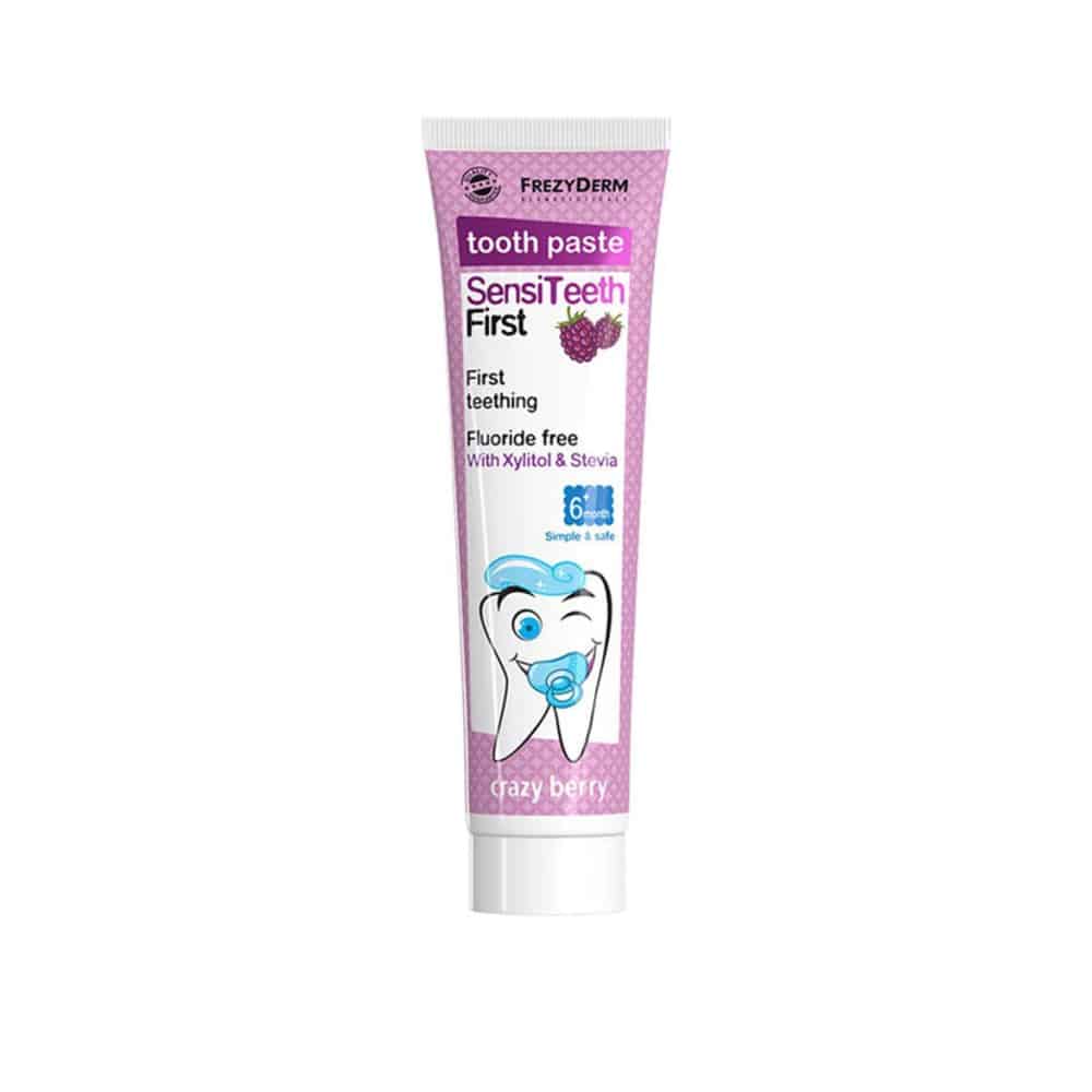 FREZYDERM SensiTeeth First Tooth Paste Βρεφική Οδοντόκρεμα από 6 μηνών έως Παιδιά 3 ετών, 40ml