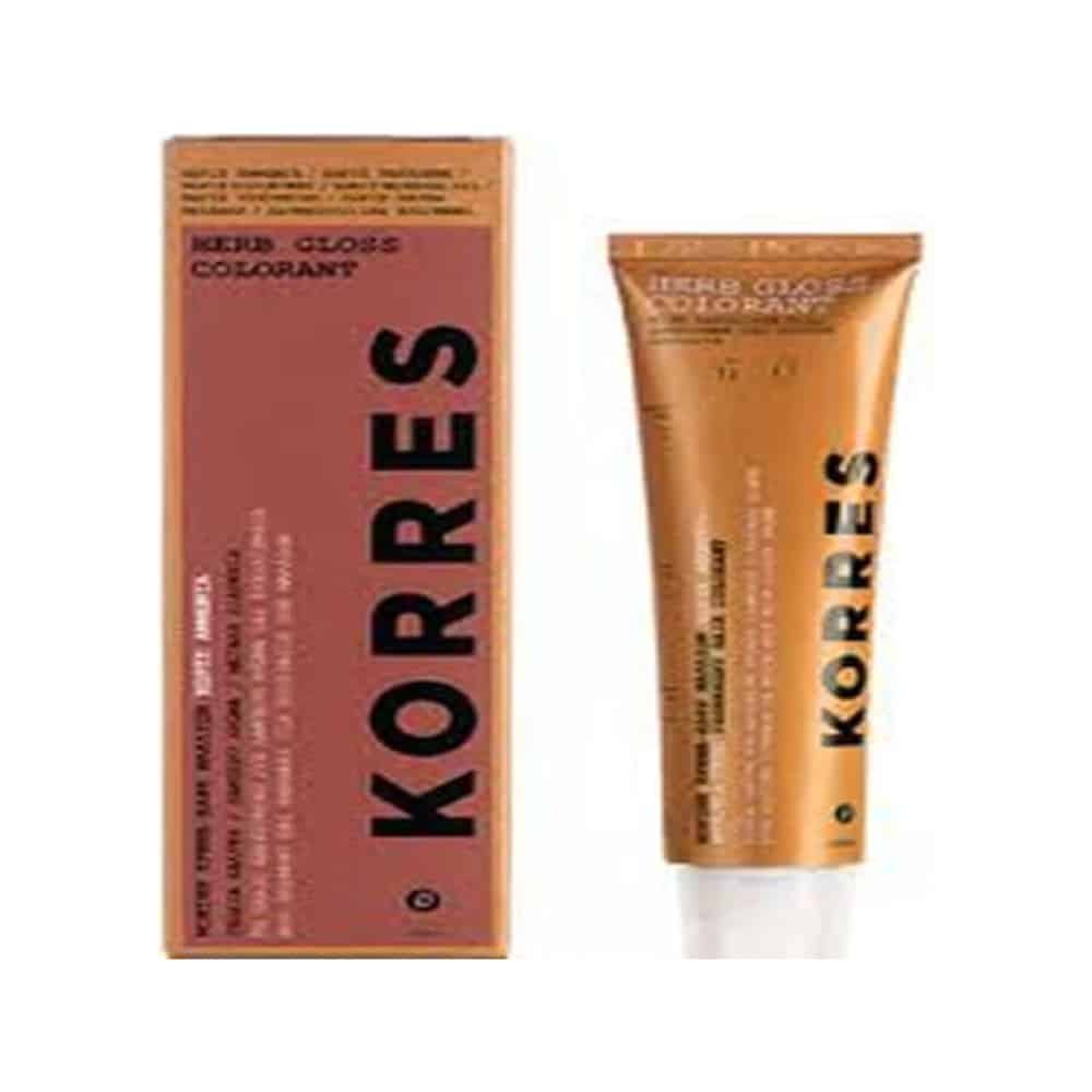KORRES Βαφή Μαλλιών Herbgloss Colorant 7.34 Ξανθό με Χάλκινους Τόνους 60ml Set 1+1 Δώρο