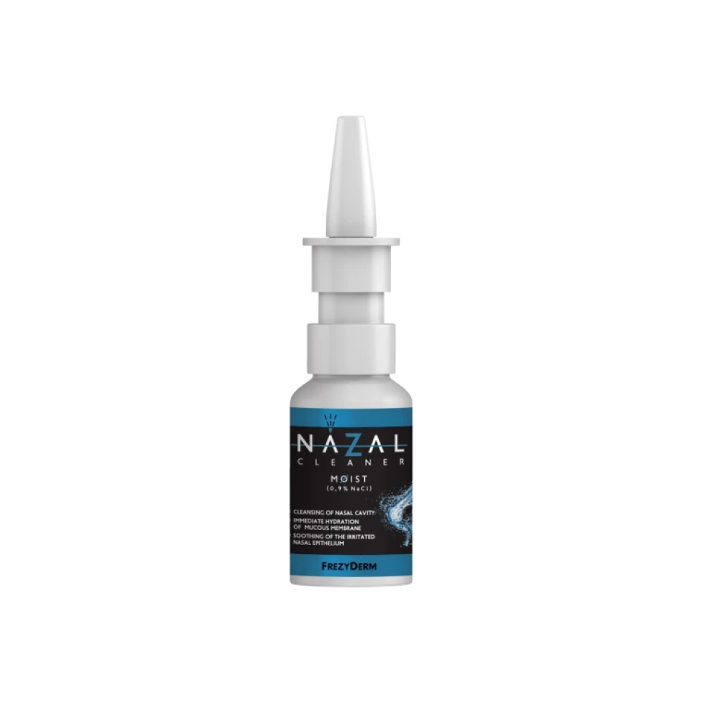 FREZYDERM Nazal Cleaner Moist, Καθαρίζει τη Ρινική Κοιλότητα Ενυδατώνει και Καταπραΰνει το Ερεθισμένο Ρινικό Επιθήλιο, 30ml