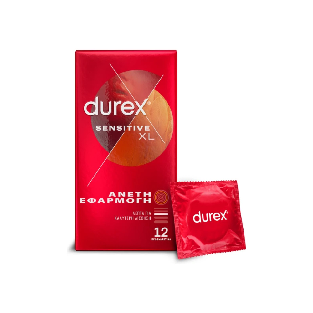 DUREX Sensitive XL για Άνετη Εφαρμογή 12 τεμάχια