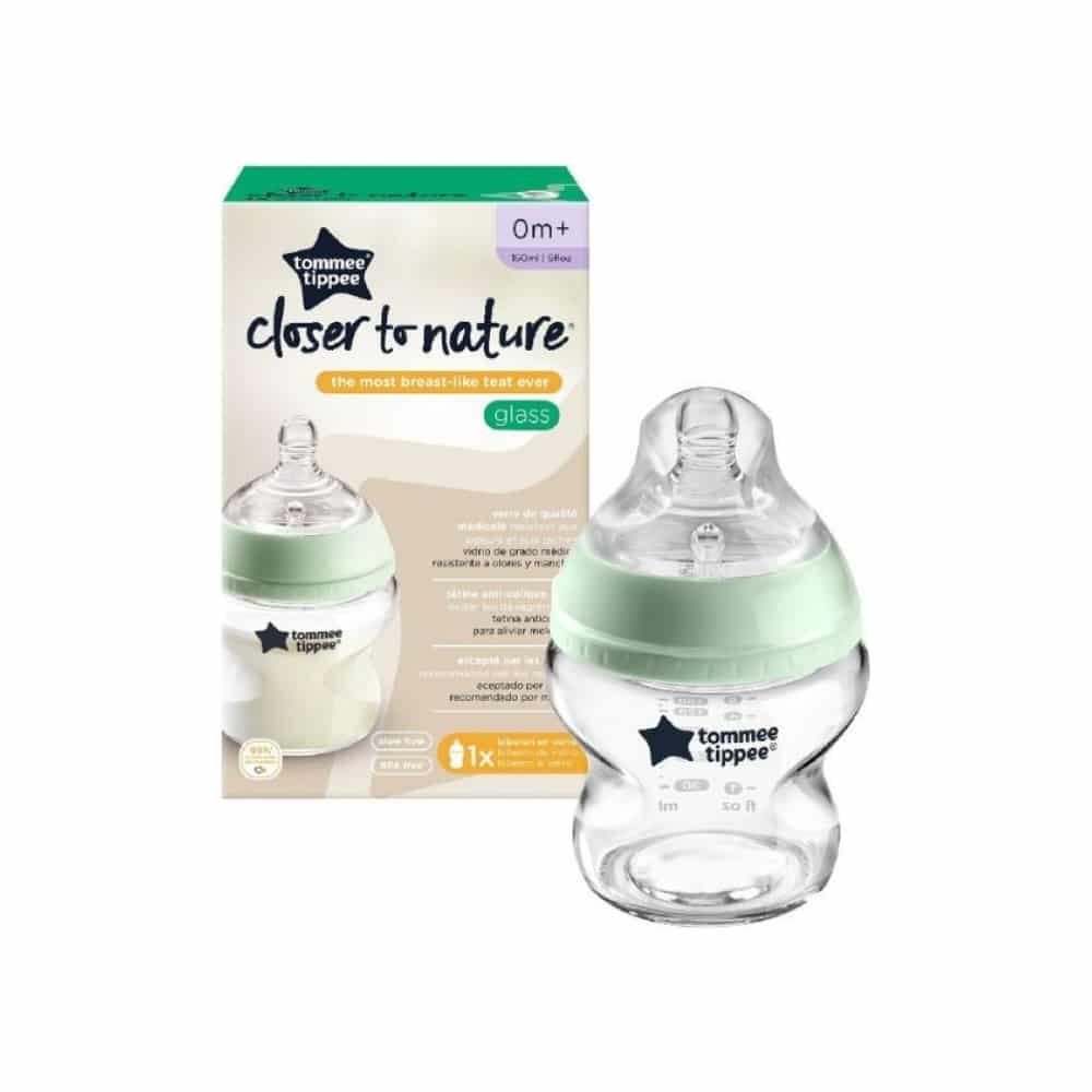 TOMMEE TIPPEE Γυάλινο Μπιμπερό Closer to nature μικρής ροής 150ml