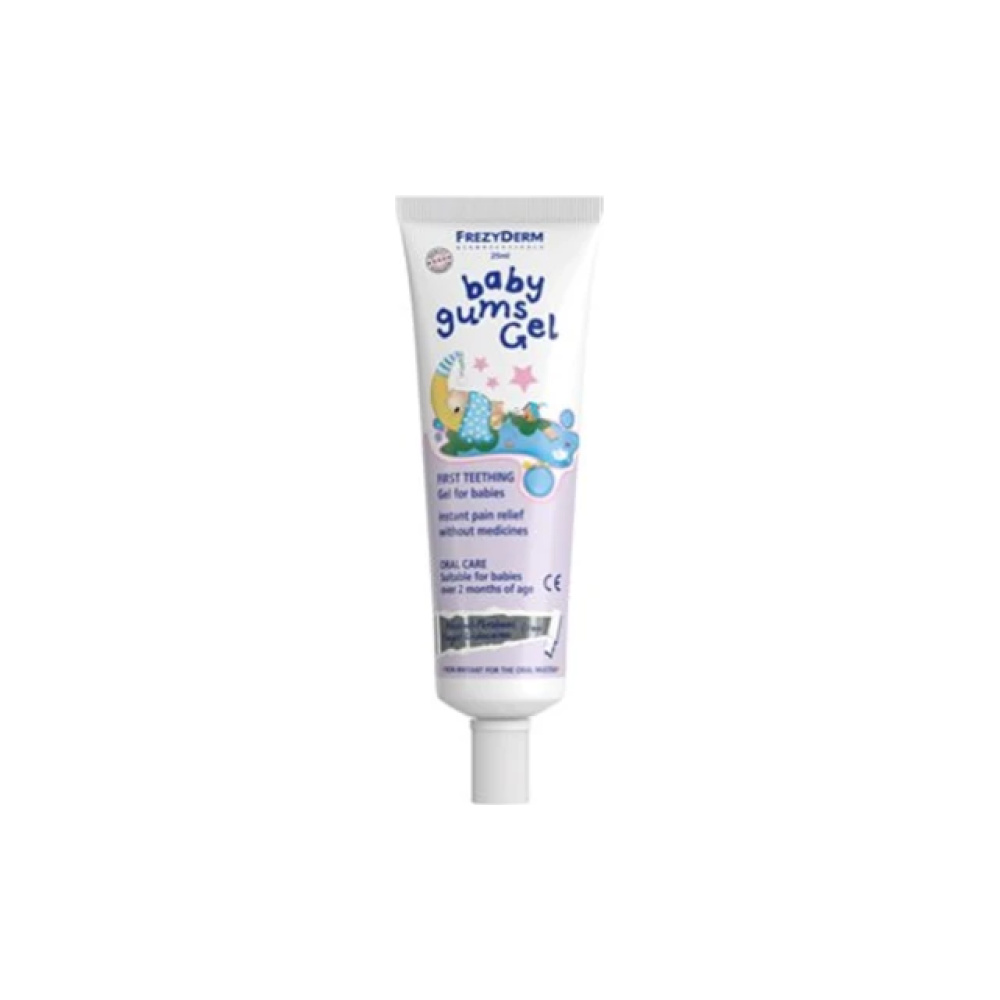 FREZYDERM Baby Gums Gel - Πρώτη Οδοντοφυϊα - Γέλη για Βρέφη Άνω των 2 μηνών, 25ml