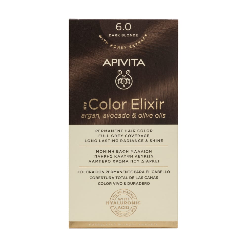 APIVITA Βαφή Μαλλιών Ξανθό Σκούρο 6.0, 75ml