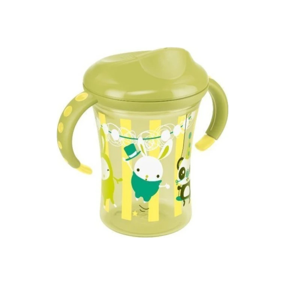 NUK Easy Learning Trainer Cup 8m+ Εκπαιδευτικό Ποτηράκι με Ρύγχος Κίτρινο 250ml