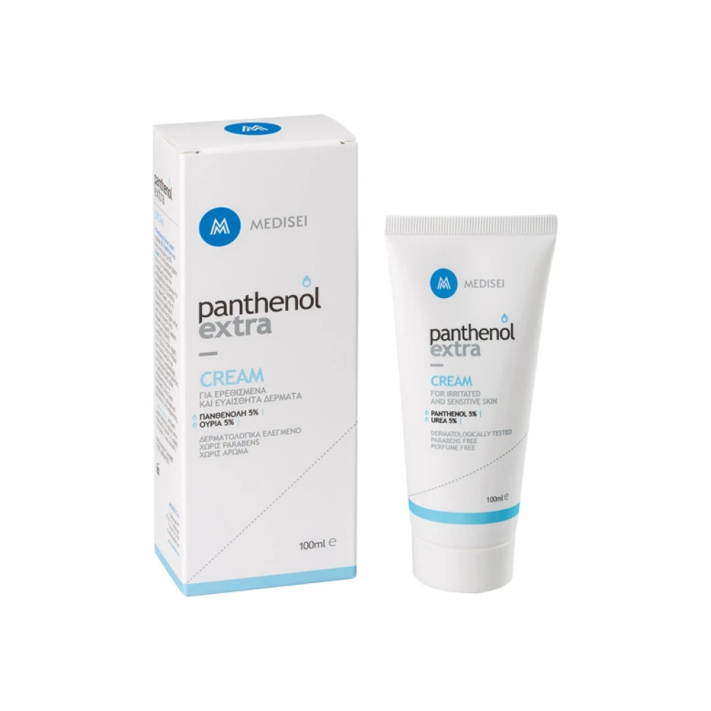PANTHENOL EXTRA Cream, Κρέμα για Ευαίσθητα Δέρματα, Ουρία & Πανθενόλη, 100ml
