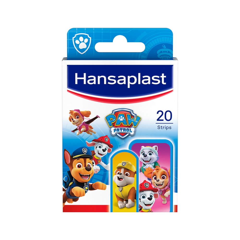 HANSAPLAST Paw Patrol Παιδικά επιθέματα για καθημερινή φροντίδα πληγών 20 τεμάχια