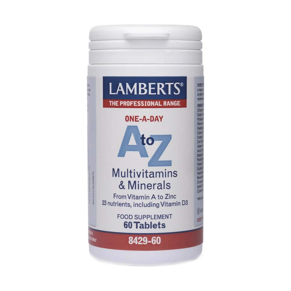 LAMBERTS A to Z Multivitamins Πολυβιταμίνη 60 Ταμπλέτες