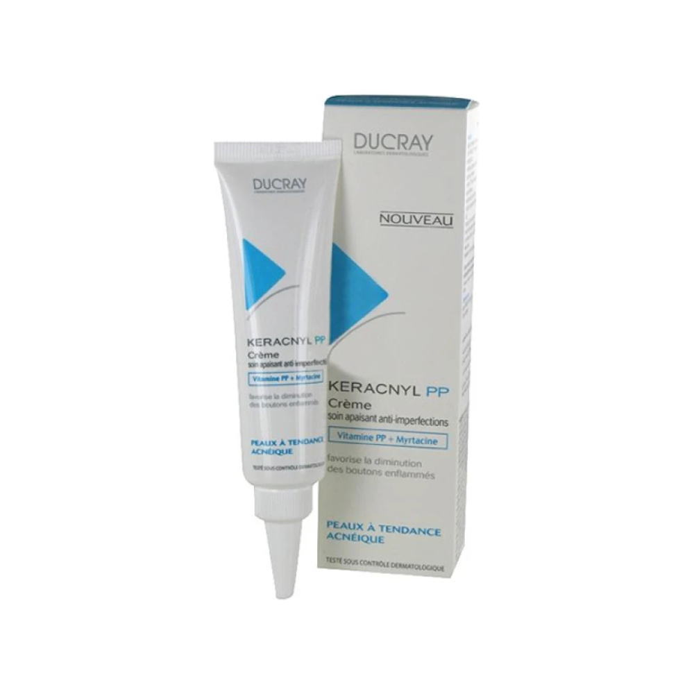 DUCRAY Keracnyl Pp+ 24ωρη Κρέμα Προσώπου για Ατέλειες & Ακμή 30ml