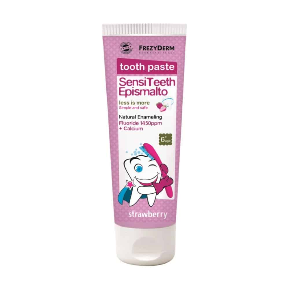 FREZYDERM SensiTeeth Epismalto Toothpaste 1.450ppm Οδοντόκρεμα Φυσικής Επισμάλτωσης για Παιδιά από 6 ετών, 50ml