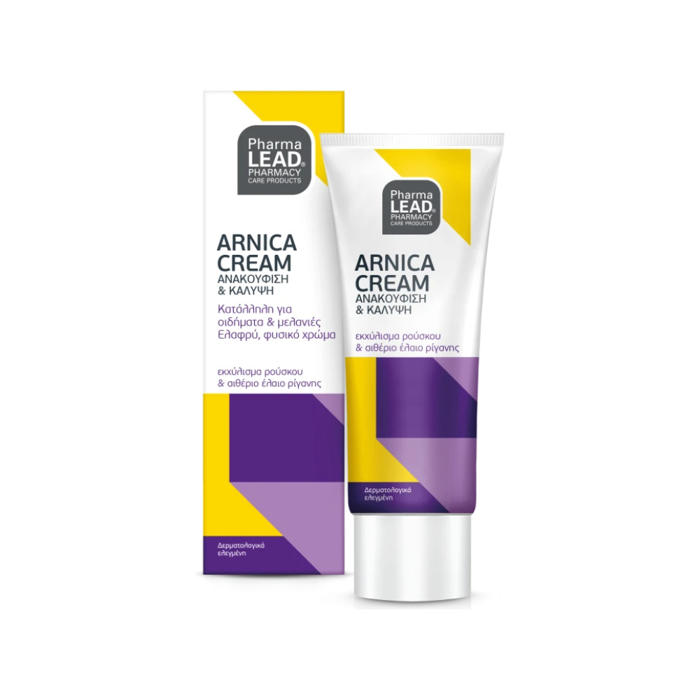 PHARMALEAD Arnica Cream για Πρόσωπο & Σώμα για Μυΐκούς Πόνους & Μώλωπες, 50ml