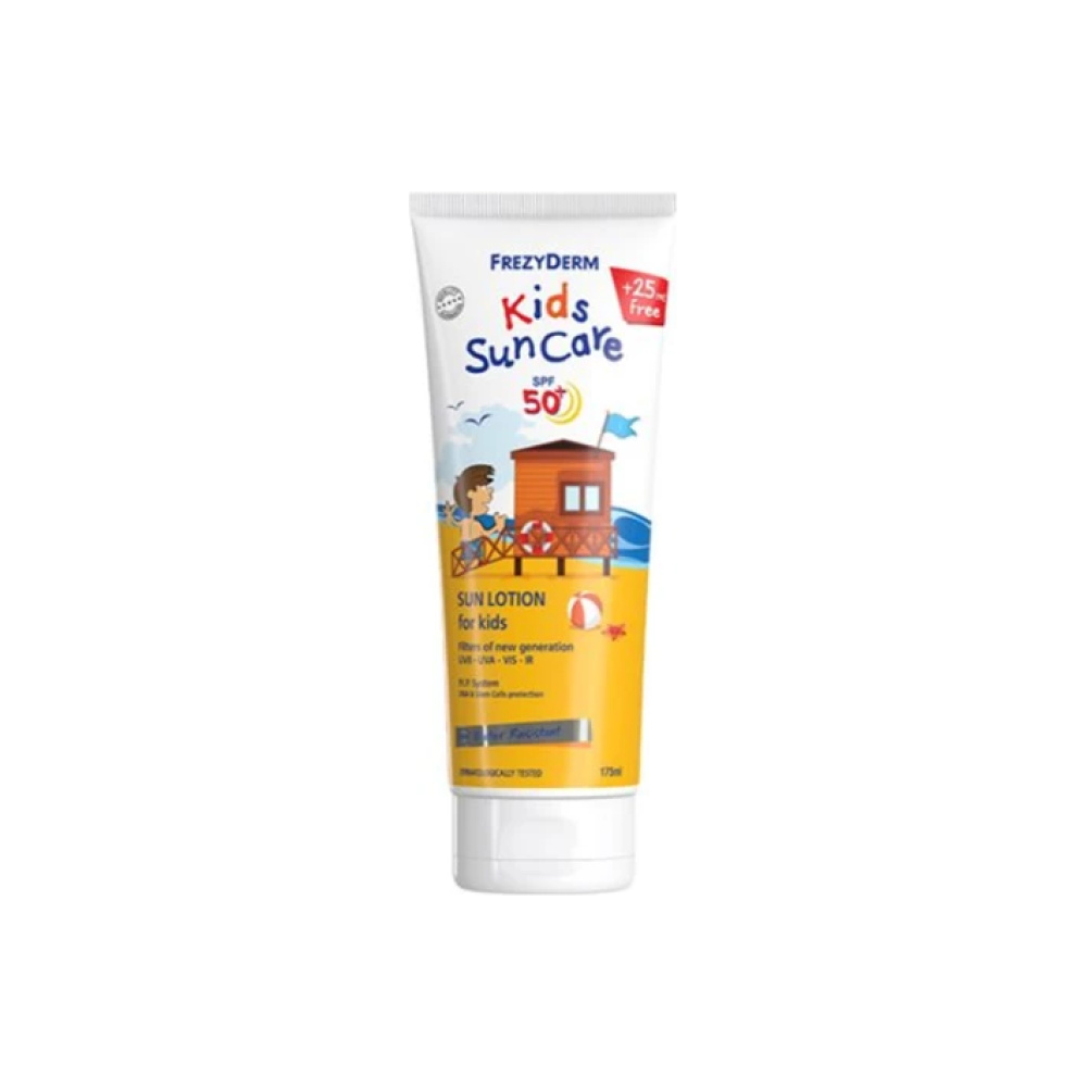 FREZYDERM Kids Sun Care SPF 50+, Παιδικό Αντηλιακό από 3+ ετών, 175ml