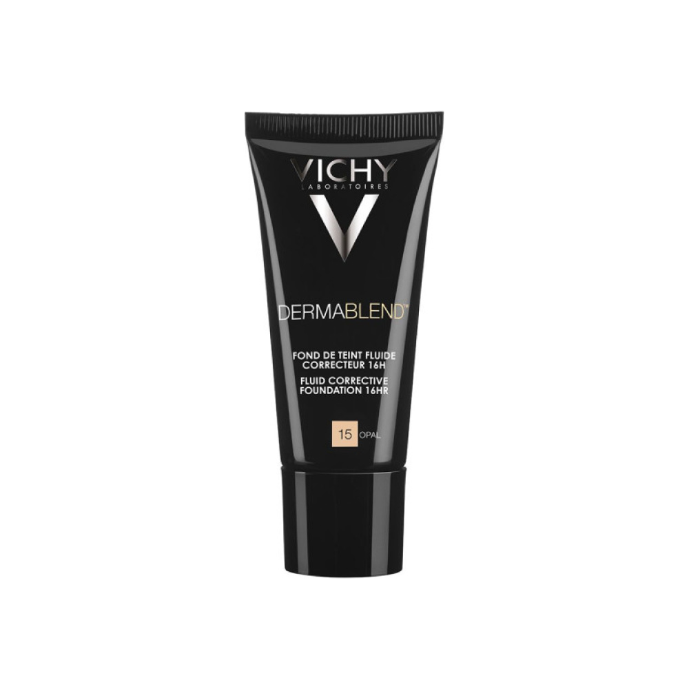 VICHY Dermablend Fluid Make-up 15 - Opal-Υγρό Μέικαπ για υψηλή κάλυψη, μεγάλη διάρκεια και φυσικό αποτέλεσμα-Για κάθε τύπο επιδερμίδας, 30ml