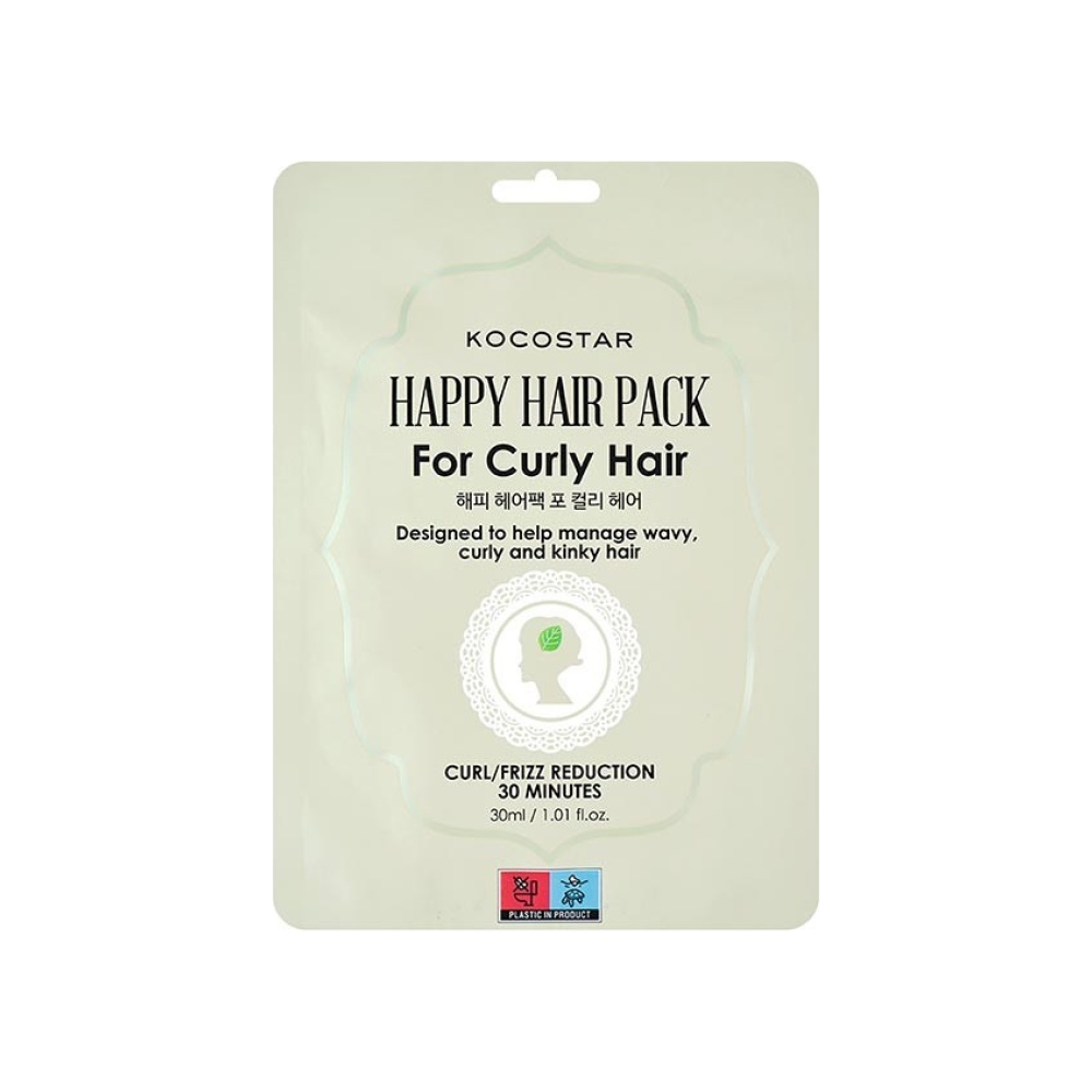 KOCOSTAR Happy Hair Pack For Curly Hair, 30ml