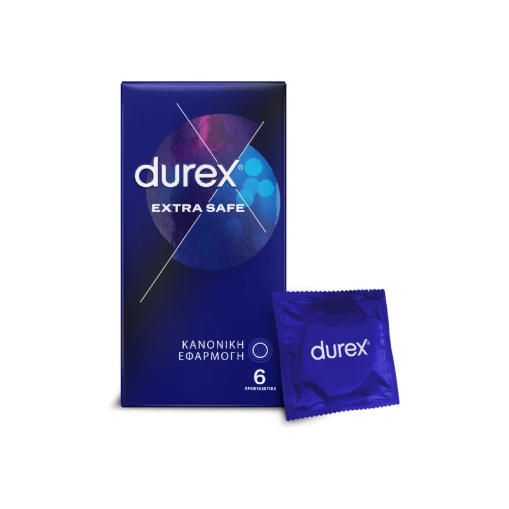 DUREX Προφυλακτικά Extra Safe, 6 Τεμάχια
