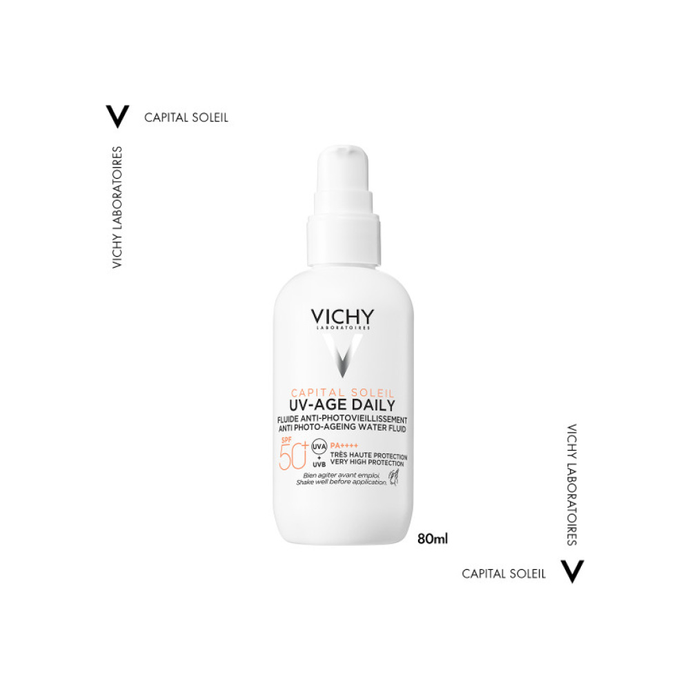 VICHY Capital Soleil UV-AGE Αντηλιακό Προσώπου Κατά της Φωτογήρανσης SPF50+, 80ml