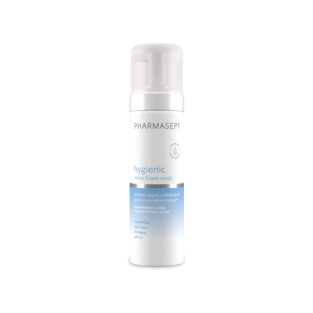 PHARMASEPT Hygienic Intim Foam Wash Απαλός Aφρός Yγιεινού Kαθαρισμού για Eυαίσθητη Περιοχή, 200ml