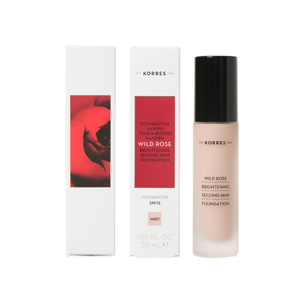 KORRES ΑΓΡΙΟ ΤΡΙΑΝΤΑΦΥΛΛΟ Foundation Λάμψης SPF15-WRF1, 30ml