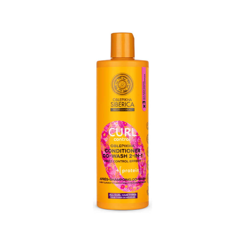 NATURA SIBERICA Oblepikha Ο Professional Curl Hair Conditioner Co-Wash 2 in 1, 400ml