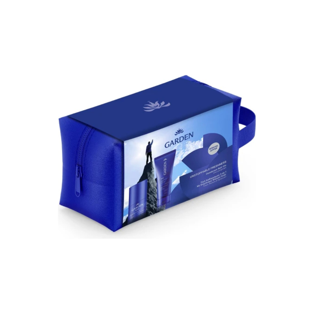GARDEN Promo Men Deodorant Roll-On 50ml & Τζελ Καθαρισμού 3 σε 1, 200ml