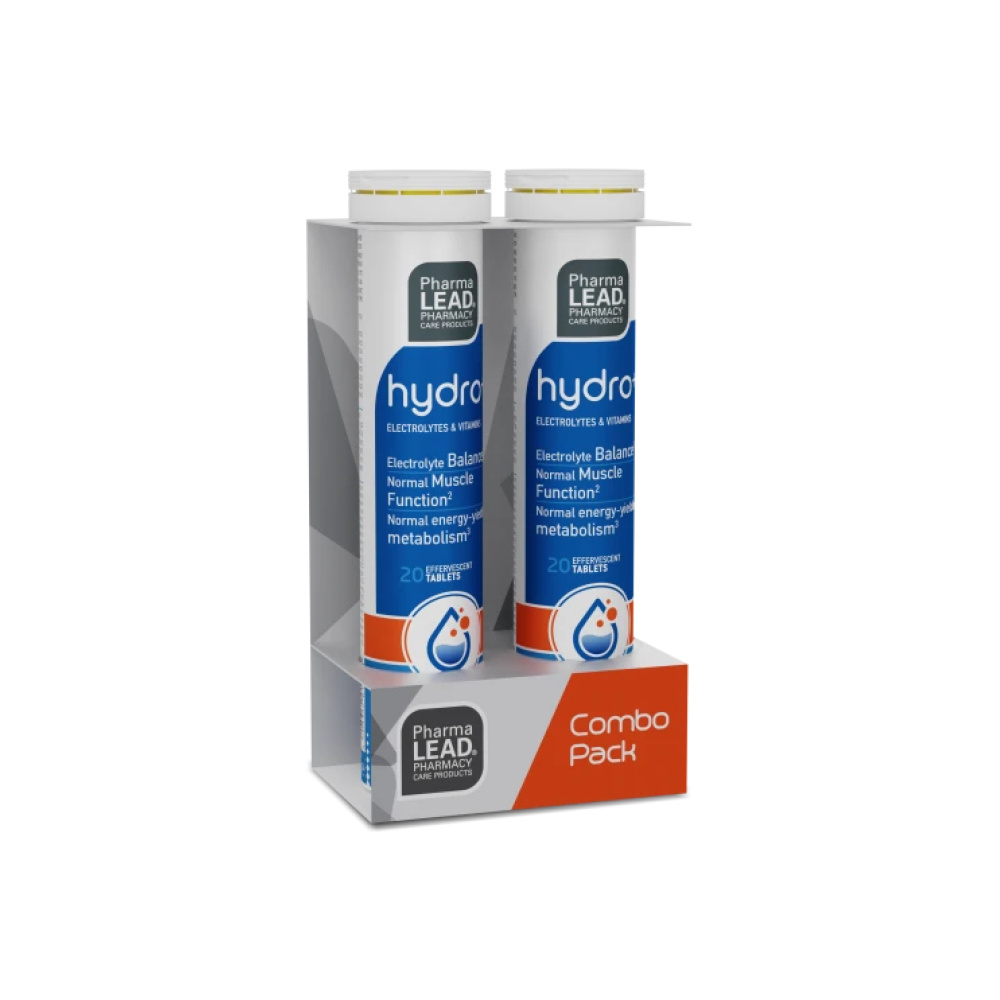PHARMALEAD Promo Hydro+ Electrolytes & Vitamins, 2x20 Αναβράζοντα Δισκία