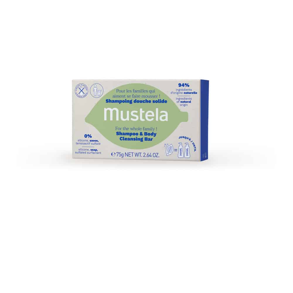 MUSTELA Hair & Body Cleansing Bar 75gr