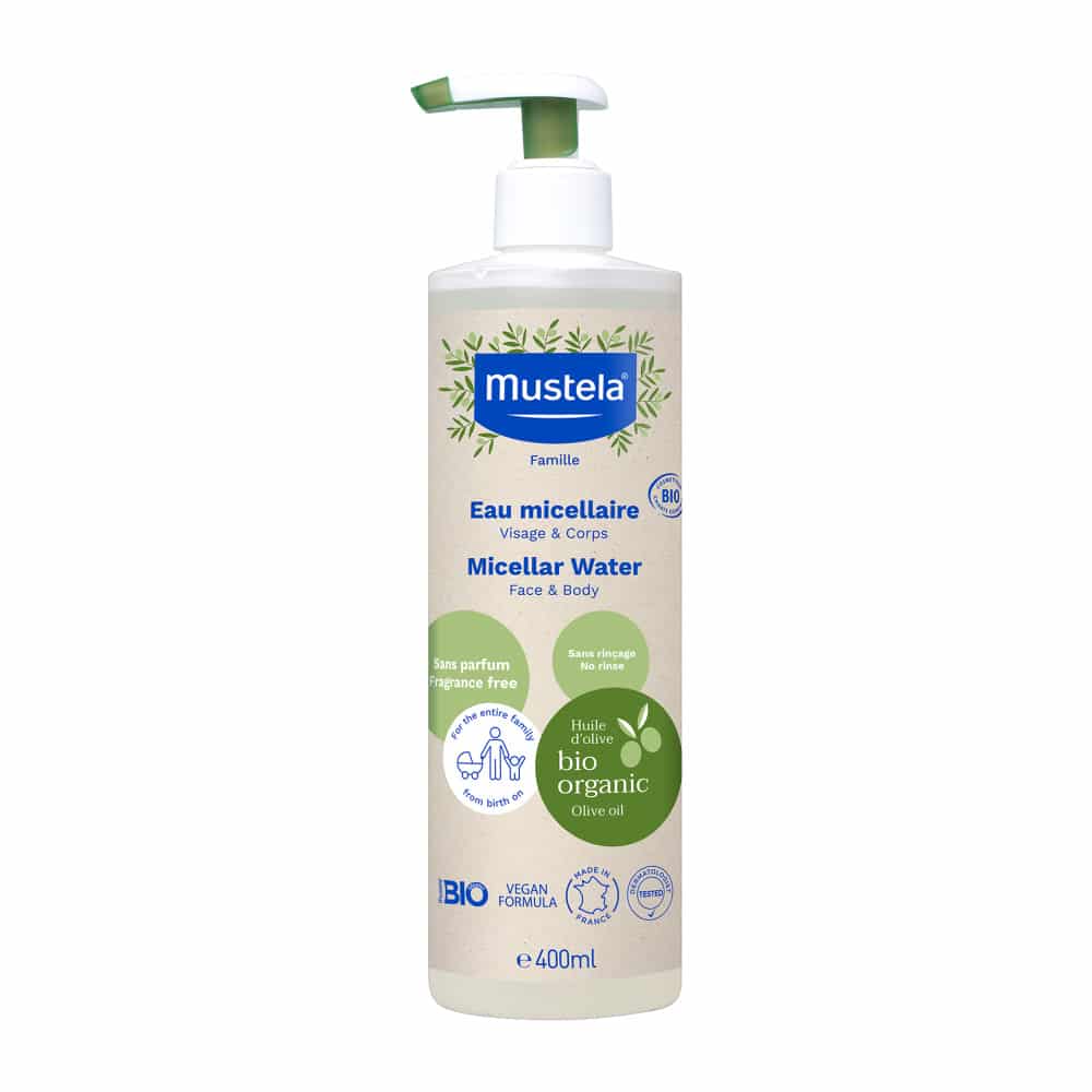 MUSTELA Organic Certified No Rinse Micellar Water 400ml