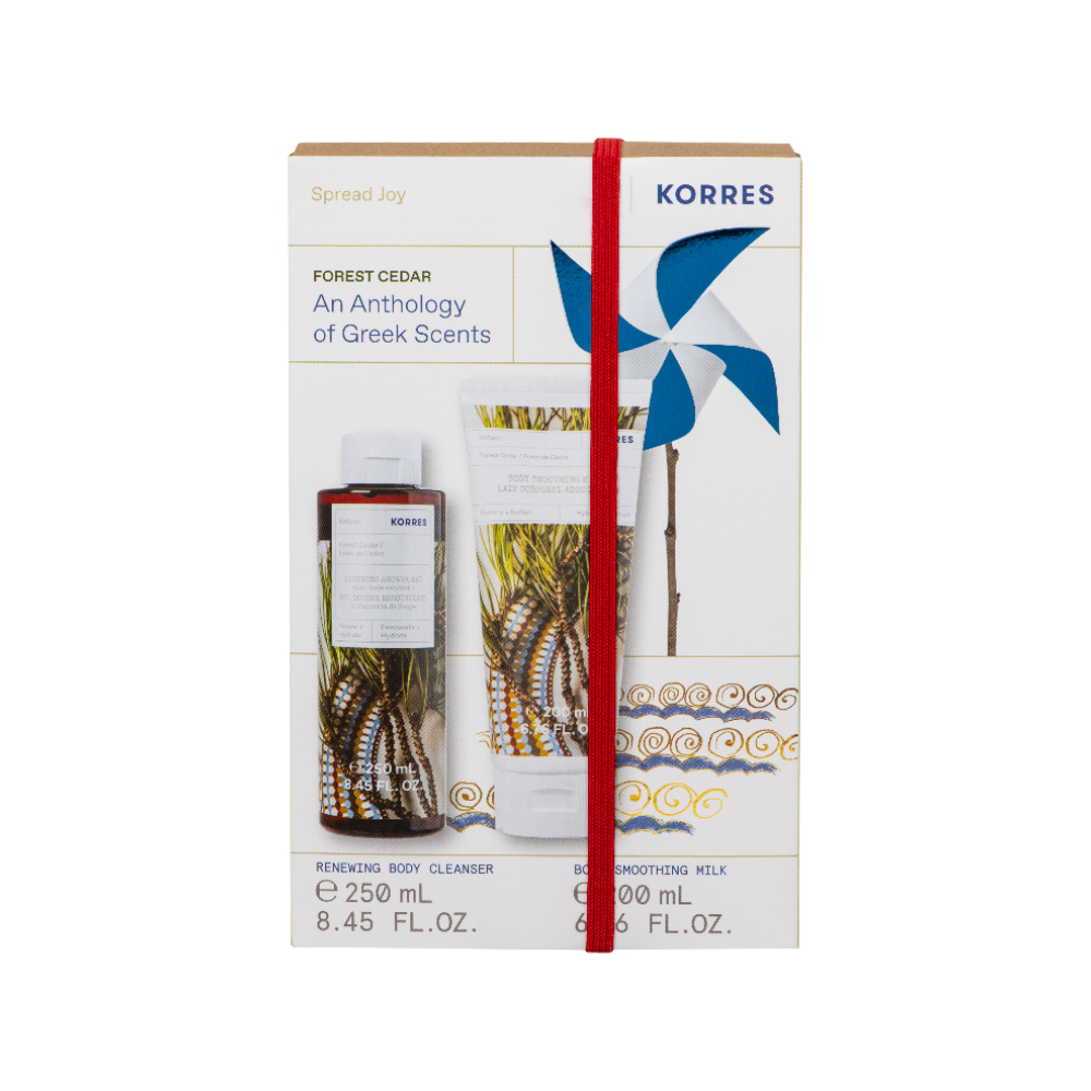 KORRES Κέδρος Αφρόλουτρο 250ml + Ενυδατικό Γαλάκτωμα Σώματος 200ml
