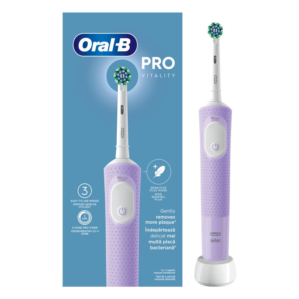 ORAL-B Vitality Pro Μωβ Ηλεκτρική Οδοντόβουρτσα