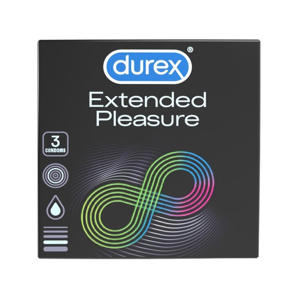 DUREX Extended Pleasure 3 προφυλακτικά