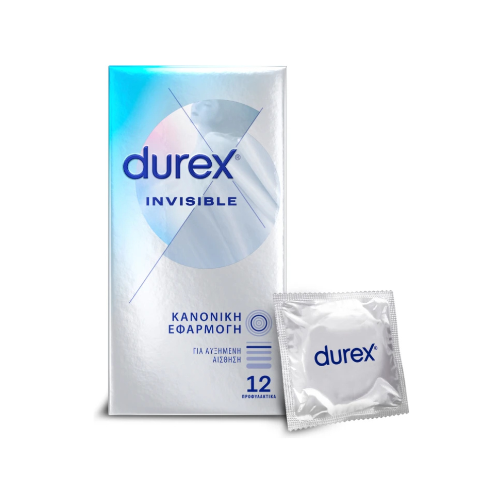 DUREX Invisible για Αυξημένη Αίσθηση 12τμχ