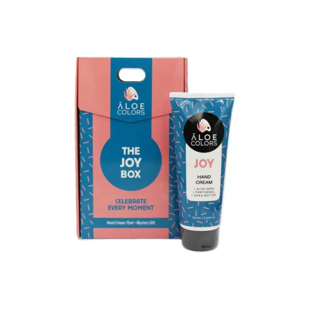 ALOE+ COLORS Xmas Promo The Joy Box με Joy Hand Cream Ενυδατική Κρέμα Χεριών, 75ml & Mystery Gift, 1τεμ, 1σετ