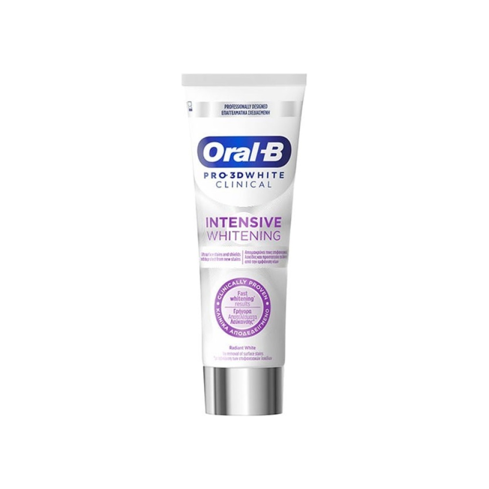 ORAL-B Pro 3D White Clinical Intensive Whitening Oδοντόκρεμα, 75ml