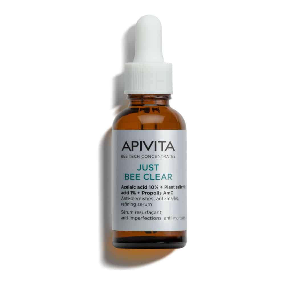 APIVITA JUST BEE CLEAR SERUM - ΟΡΟΣ ΛΕΙΑΝΣΗΣ ΓΙΑ ΑΤΕΛΕΙΕΣ & ΣΗΜΑΔΙΑ ΑΚΜΗΣ, 30ml