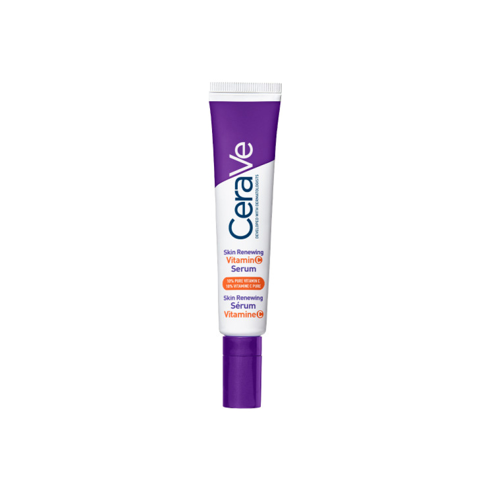 CERAVE Skin Renewing Vitamin C​ Ορός Προσώπου με 10% καθαρή βιταμίνη C και 3 απαραίτητα ceramides, 30ml