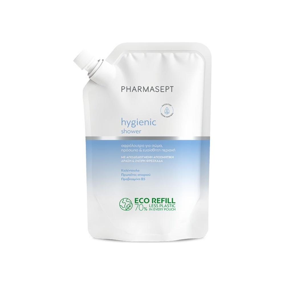 PHARMASEPT Hygienic Shower Refill Aνταλλακτικό Αφρόλουτρο για Σώμα, Πρόσωπο & Ευαίσθητη Περιοχή, 900ml