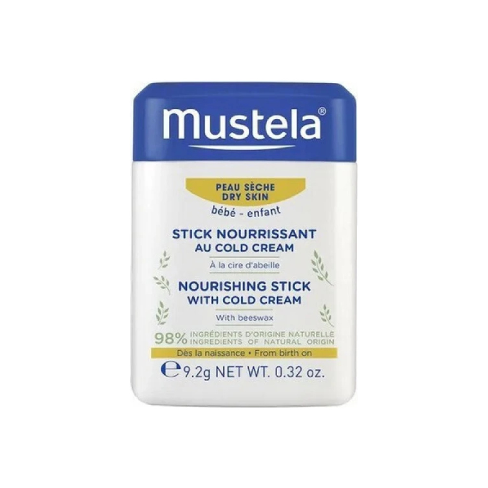 MUSTELA Nourishing Stick with Cold Cream, 9.2gr
