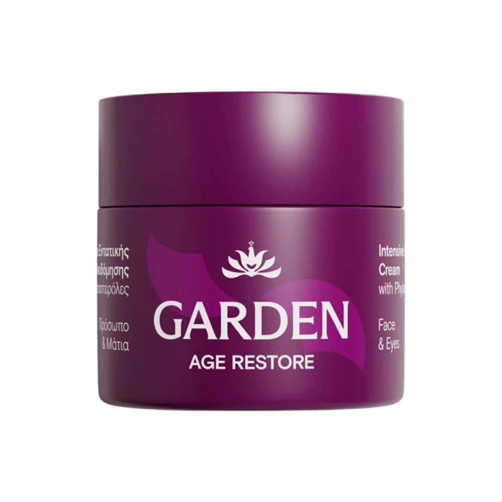 GARDEN Age Restore Cream Κρέμα Για Εντατική Αναδόμηση Με Φυτοστερόλες Για Πρόσωπο & Μάτια, 50ml