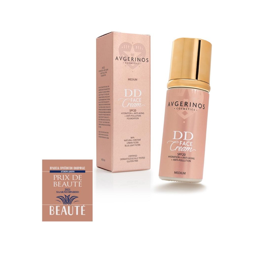 AVGERINOS DD Κρέμα spf20 με χρώμα MEDIUM 50ml