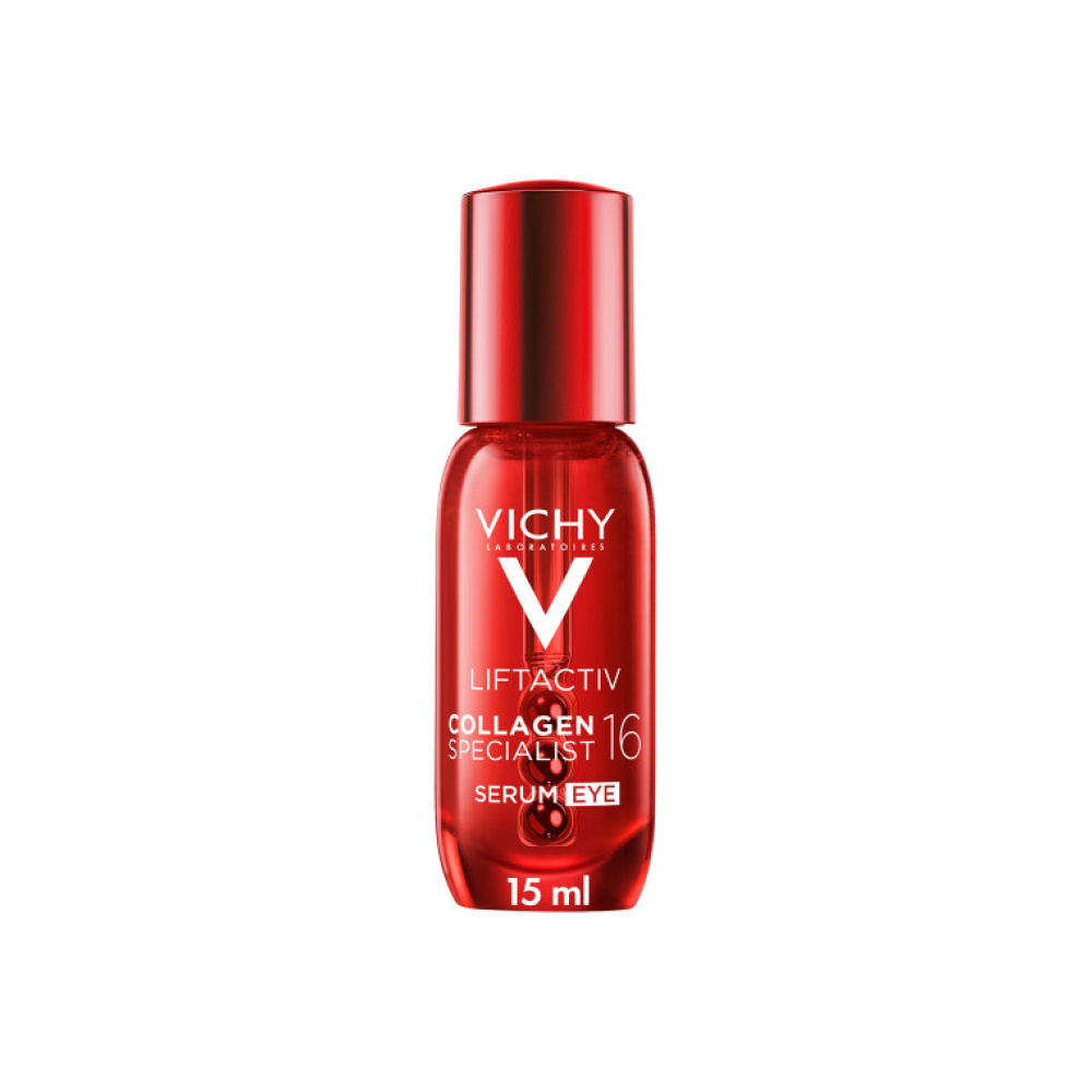VICHY Liftactiv Collagen 16 Eye Serum, Ενισχύει το κολλαγόνο και Αναζωογονεί την περιοχή των ματιών - 15ml