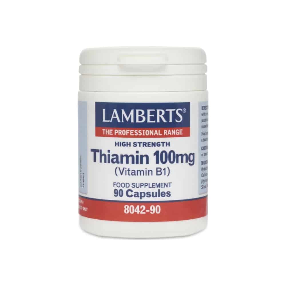 LAMBERTS Thiamin 100mg (Vitamin B1), 90caps