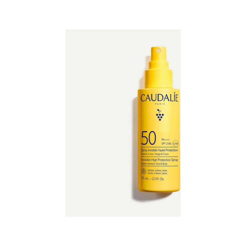 CAUDALIE Invisible High Protection Spray Αντηλιακό Spray για Πρόσωπο & Σώμα SPF50, 75ml
