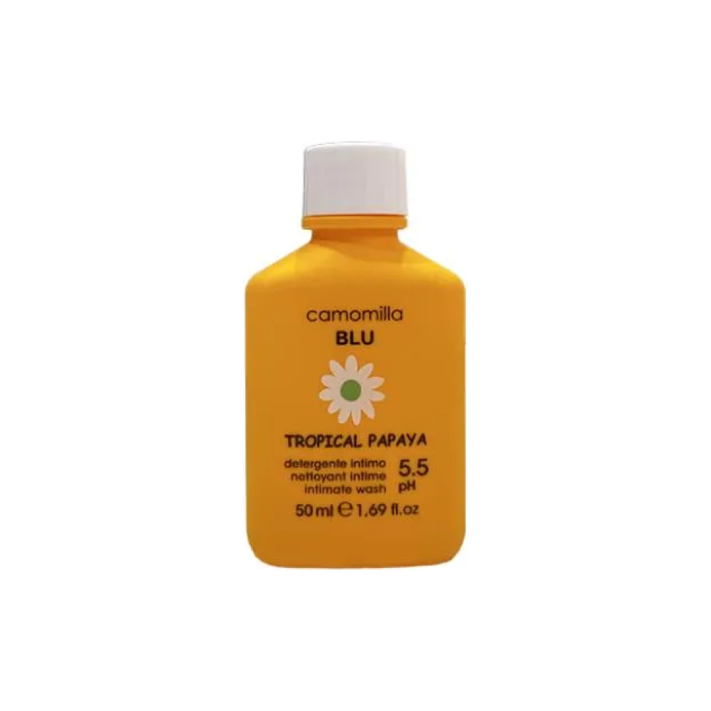 CAMOMILLA BLU Tropical Papaya Intimate Wash Υγρό Καθαρισμού Eυαίσθητης Περιοχής pH5.5, 50ml