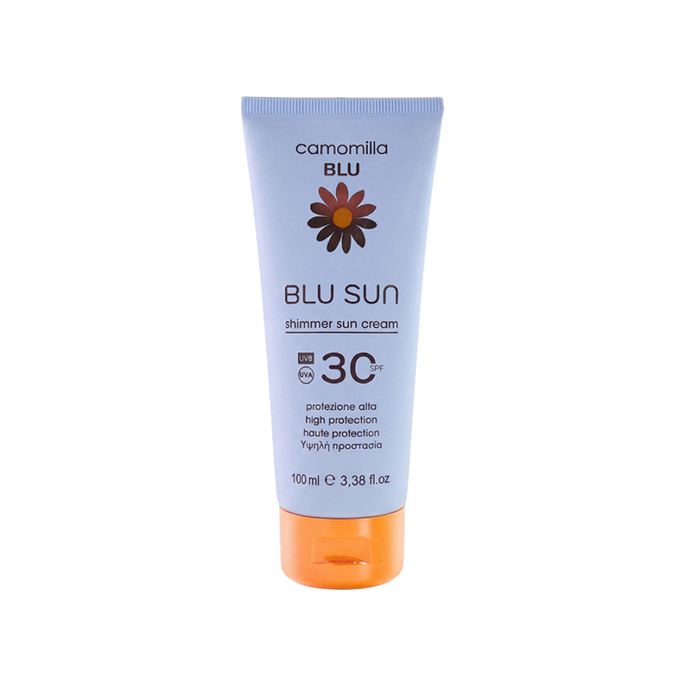 CAMOMILLA BLU Blu Sun Shimmer Sun Cream SPF 30 100ml